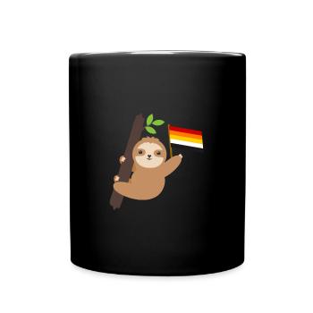 Queer Lithsexual Sloth Tropical Animal LGBT - Full Colour Mug - black - Front