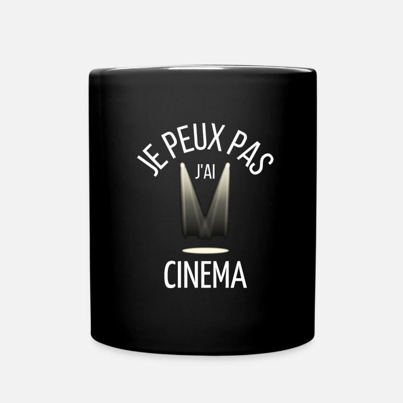 JE PEUX PAS J AI CINEMA - Mug uni - noir