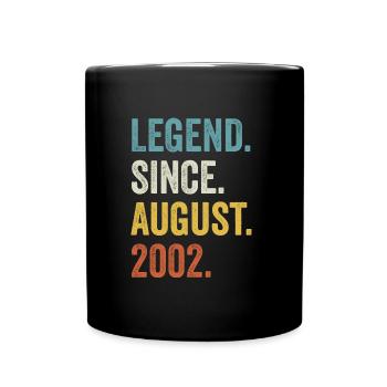 Legend Since August 2002 20e anniversaire - Mug uni - noir - Devant