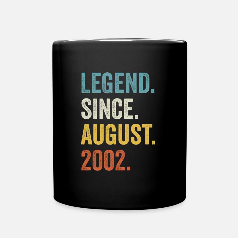 Legend Since August 2002 20e anniversaire - Mug uni - noir