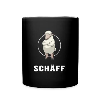 Chef (Schäff) Teamleiter Boss Führungskraft CEO - Tasse einfarbig - Schwarz - Vorne
