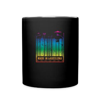 Fabriqué à Barcelone - Mug uni - noir - Devant