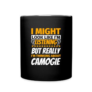 Camogie funny gift - Full Colour Mug - black - Front