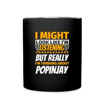 Popinjay cadeau amusant - Mug uni - noir - Devant