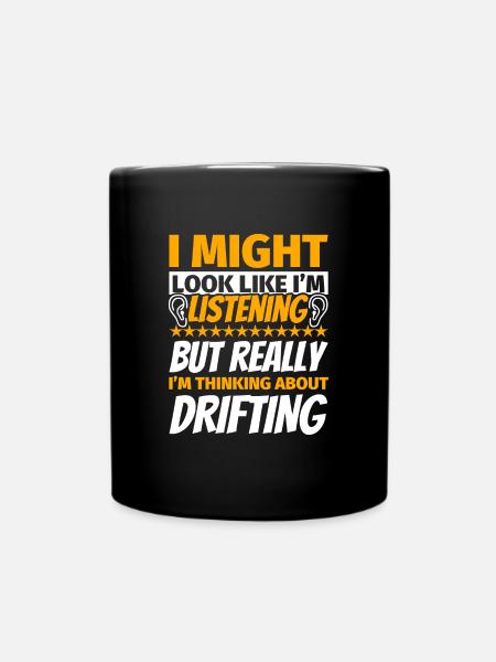 Drifting lustiges Geschenk - Tasse einfarbig - Schwarz