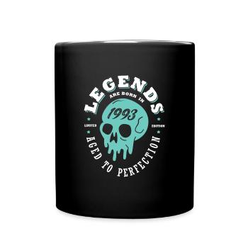1993 anniversaire skull - Mug uni - noir - Devant