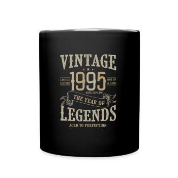 1995 vintage 1995 anniversaire - Mug uni - noir - Devant
