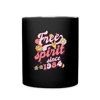1984 anniversaire vintage né en 1984 - Mug uni - noir - Devant