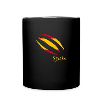 Spain Spanien Espana - Tasse einfarbig - Schwarz - Vorne