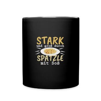 Spaetzle Schwabe Bathing Sauce Heavily Growing Children - Full Colour Mug - black - Front