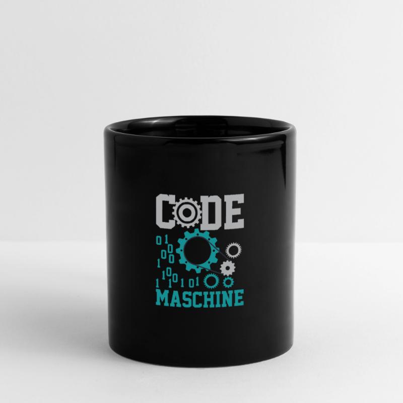 Code Machine Computer Nerd Computer Scientist Shirt Full Colour Mug