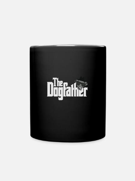 The Dogfather Hunde Shirt Hundeliebhaber Geschenk - Tasse einfarbig - Schwarz