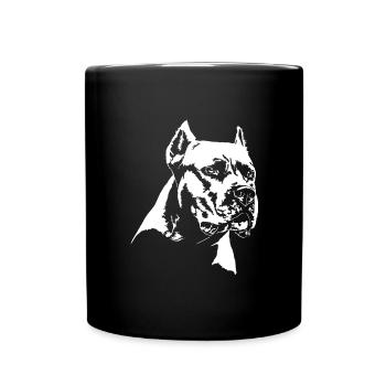 DOGO ARGENTINO chiens, chien Wilsigns - Mug uni - noir - Devant