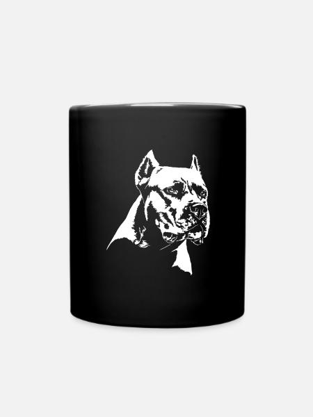 DOGO ARGENTINO chiens, chien Wilsigns - Mug uni - noir