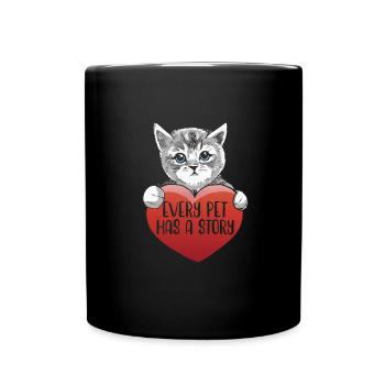 SAUVETAGE ANIMAL AIDE AUX ANIMAUX - Mug uni - noir - Devant