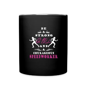 Marathon - Tasse einfarbig - Schwarz - Vorne