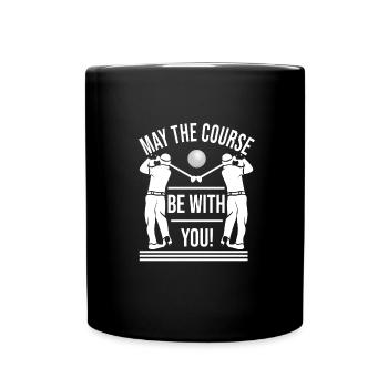 Golf - Tasse einfarbig - Schwarz - Vorne