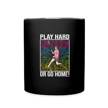 Lacrosse - Tasse einfarbig - Schwarz - Vorne