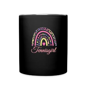 Tennis - Full Colour Mug - black - Front