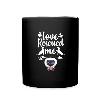 Dog - Full Colour Mug - black - Front
