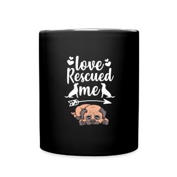 Dog - Full Colour Mug - black - Front