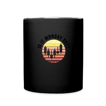 Ouverture Actionnaire Bourse Trading Stock Market Retro - Mug uni - noir - Devant