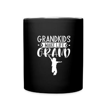Petit-fils - Mug uni - noir - Devant