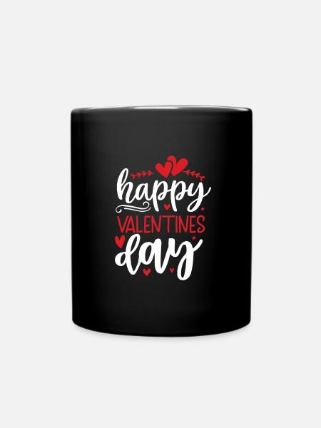 Saint-Valentin - Mug uni - noir