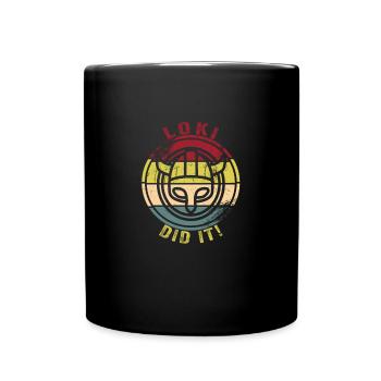 Wikinger - Tasse einfarbig - Schwarz - Vorne