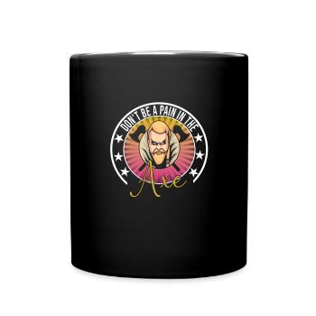 Wikinger - Tasse einfarbig - Schwarz - Vorne
