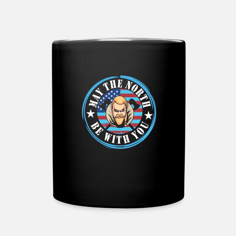 Wikinger - Tasse einfarbig - Schwarz