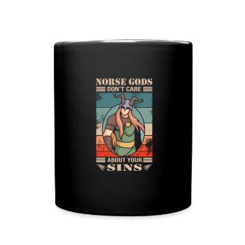 Wikinger - Tasse einfarbig - Schwarz - Vorne
