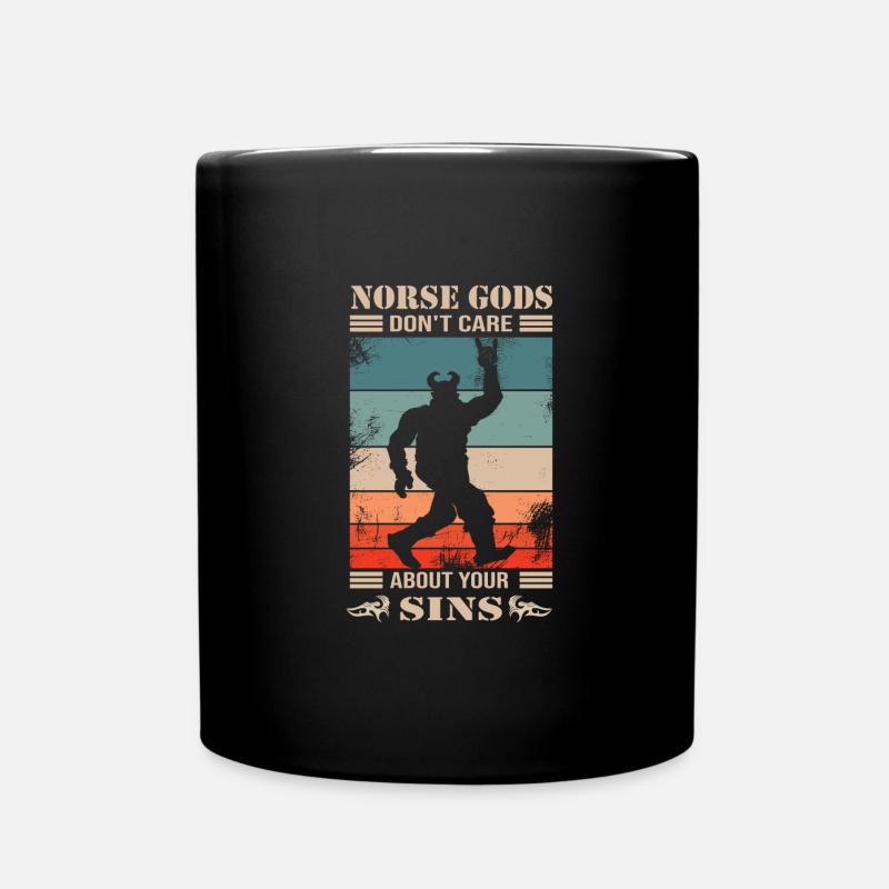 Wikinger - Tasse einfarbig - Schwarz