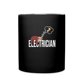Electrician - Full Colour Mug - black - Front