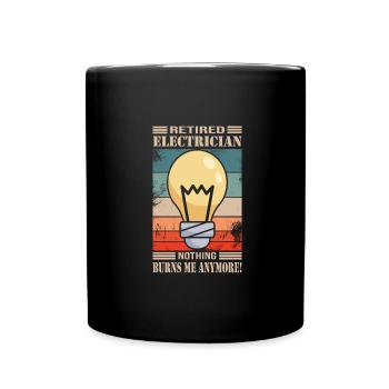 Electrician - Full Colour Mug - black - Front
