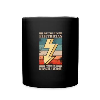 Electrician - Full Colour Mug - black - Front