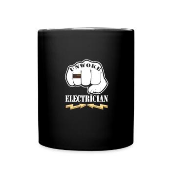 Electrician - Full Colour Mug - black - Front