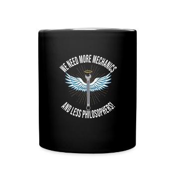 Mécanicien automobile - Mug uni - noir - Devant