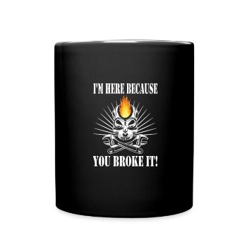 Mécanicien automobile - Mug uni - noir - Devant