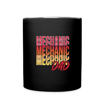 Mécanicien automobile - Mug uni - noir - Devant