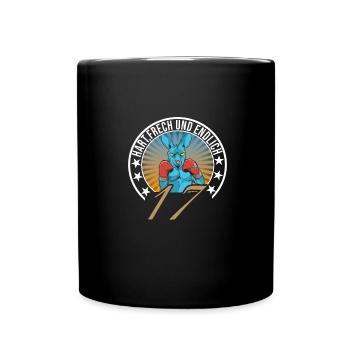 17. Geburtstag - Tasse einfarbig - Schwarz - Vorne