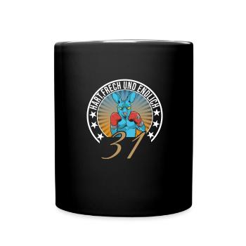 31. Geburtstag - Tasse einfarbig - Schwarz - Vorne