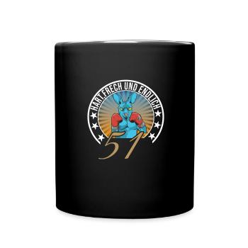 51. Geburtstag - Tasse einfarbig - Schwarz - Vorne