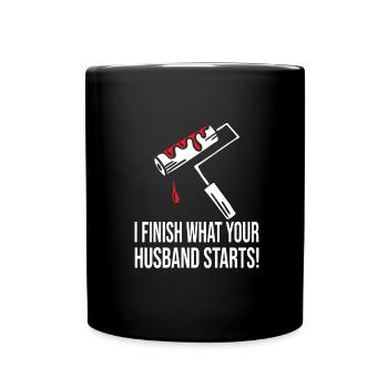Maler - Tasse einfarbig - Schwarz - Vorne
