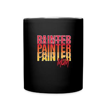 Maler - Tasse einfarbig - Schwarz - Vorne