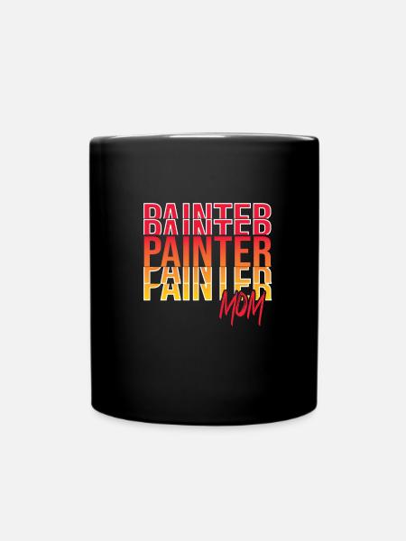 Maler - Tasse einfarbig - Schwarz