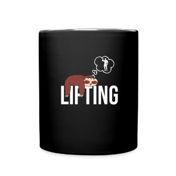 Bodybuilding - Tasse einfarbig - Schwarz - Vorne