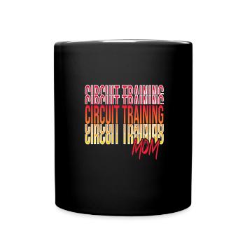 Circuit training - Full Colour Mug - black - Front