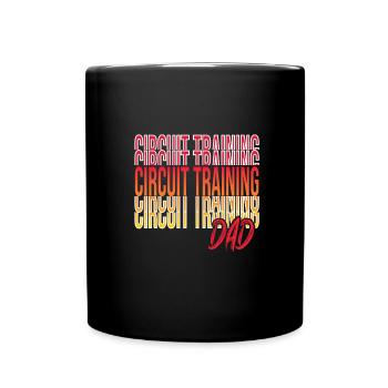 Circuit training - Full Colour Mug - black - Front