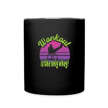 Circuit training - Full Colour Mug - black - Front